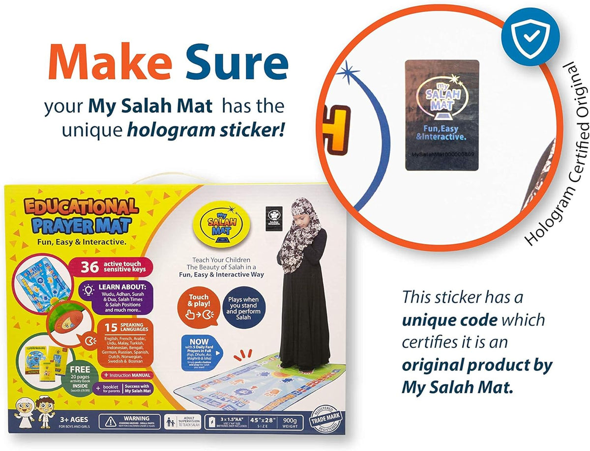 Kids Prayer Mat – Soft & Lightweight Salah Mat for Children