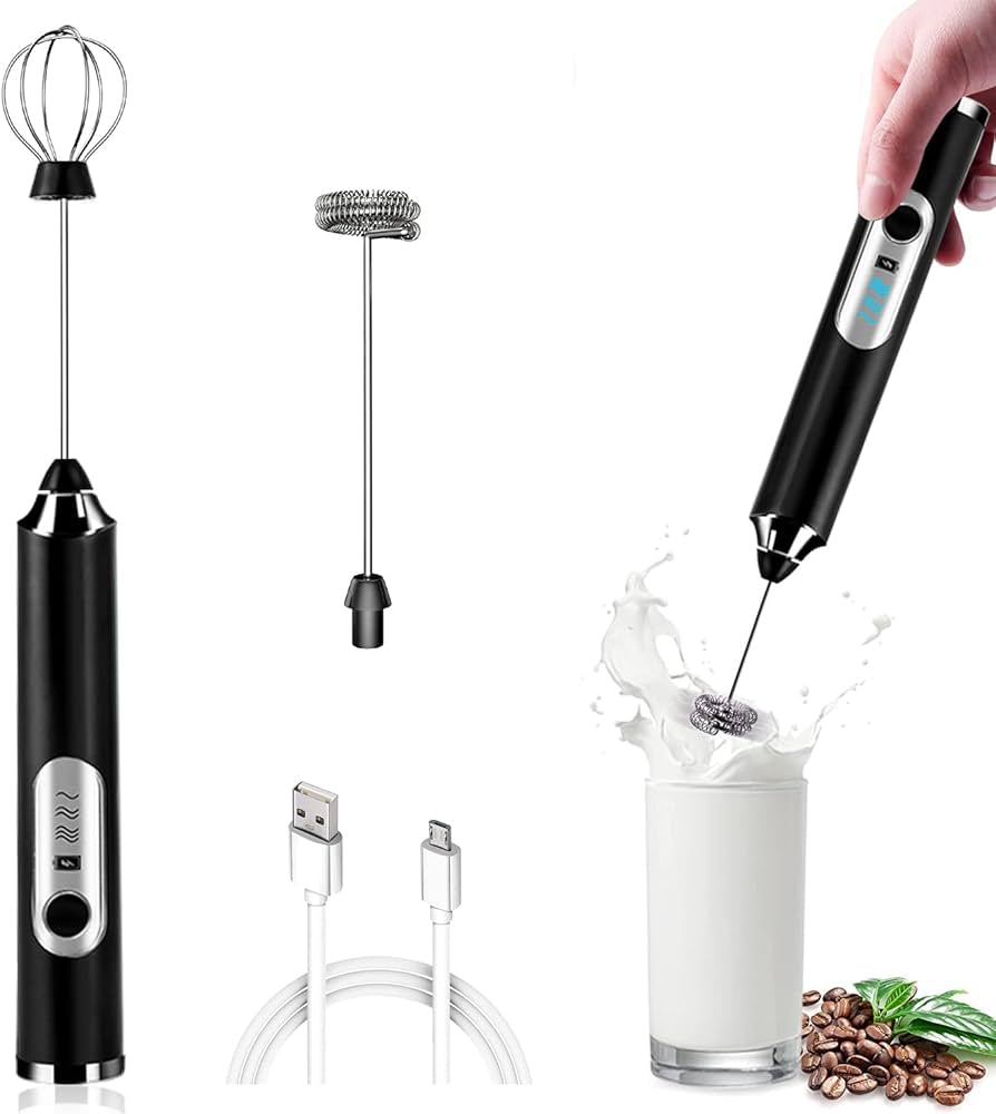 2 in 1 USB Electric Coffee & Milk Frother Beater – Minichowk