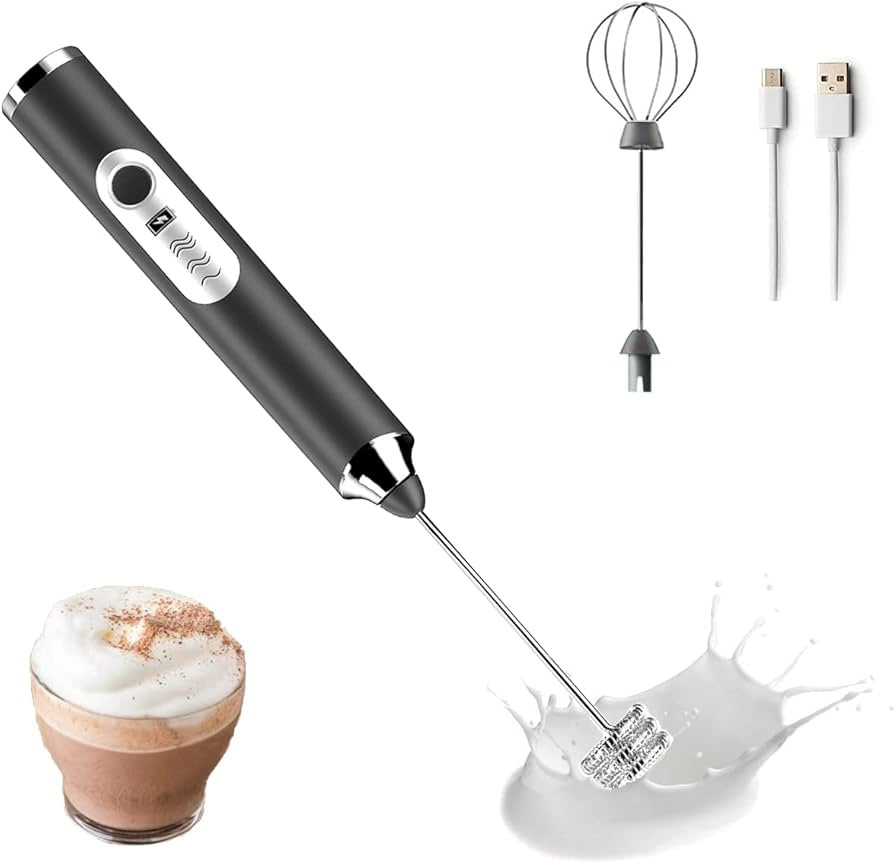 2 in 1 USB Electric Coffee & Milk Frother Beater – Minichowk