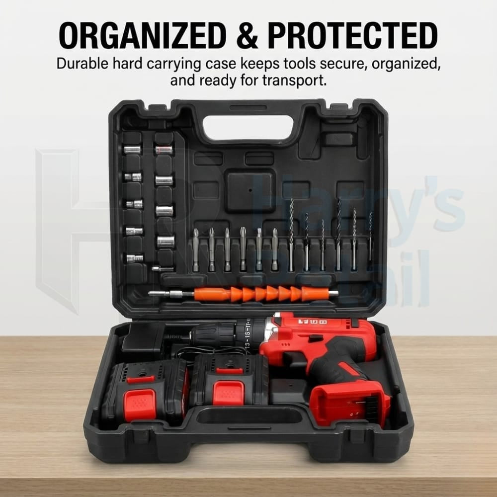 Electric Drill Machine – Powerful Cordless/Impact Drill for Home, DIY & Workshop Use | Minichowk
