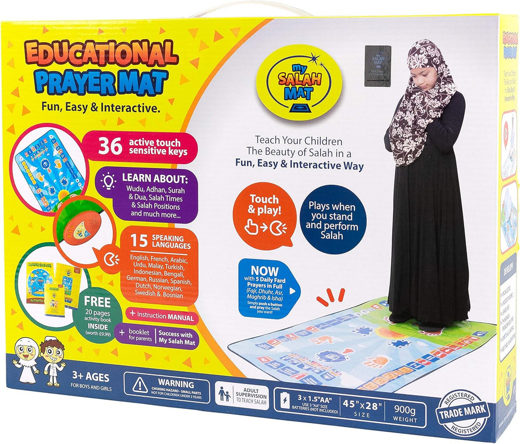 Kids Prayer Mat – Soft & Lightweight Salah Mat for Children
