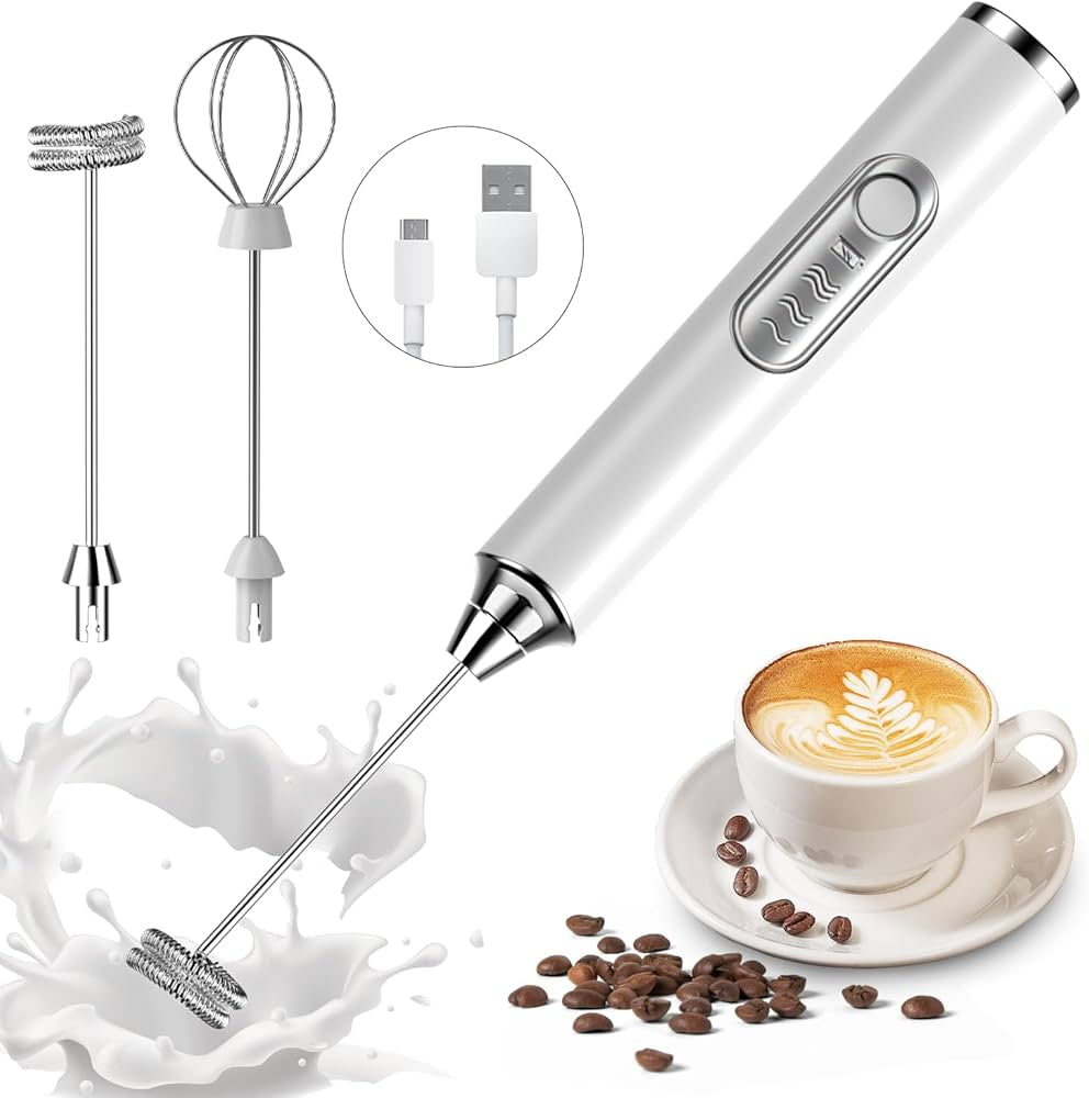 2 in 1 USB Electric Coffee & Milk Frother Beater – Minichowk