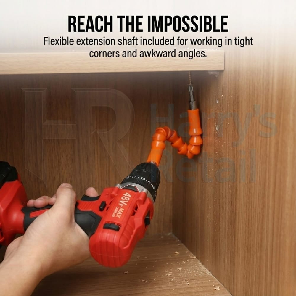 Electric Drill Machine – Powerful Cordless/Impact Drill for Home, DIY & Workshop Use | Minichowk