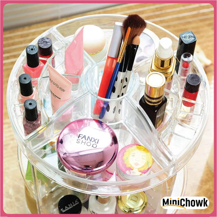 360 Degree Rotating Makeup Organizer - Minichowk