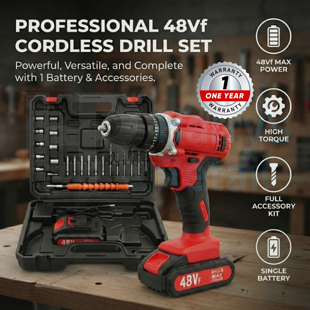 Electric Drill Machine – Powerful Cordless/Impact Drill for Home, DIY & Workshop Use | Minichowk