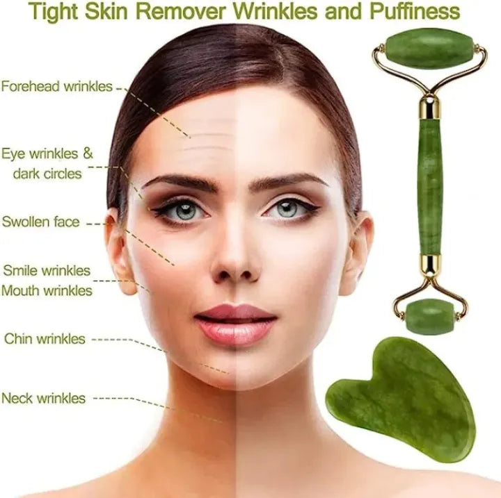Gua sha and Jade Roller - Minichowk