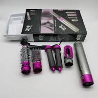 5 in 1 Hair Styler Multi Functional Hot Air Brush – Hair Dryer, Straightener, Curler & Volumizer Set | Minichowk