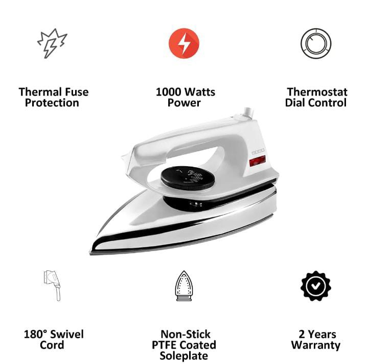 Electric Dry Iron for Clothes - Image 7