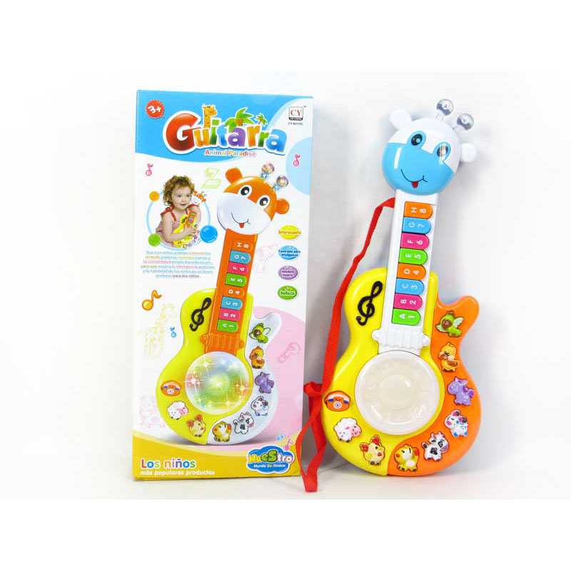 Kids Musical Guitar Toy with Lights & Sound – Educational Music Toy for Boys & Girls (3+ Years)