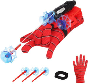 Spider Web Shooter Toy for Kids – Superhero Wrist Launcher with Sticky Web Rope (Action Role Play Toy)