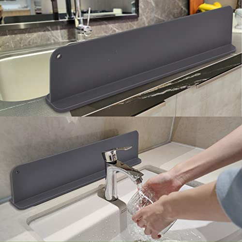 Silicone Sink Splash Guard | Water Splash Protector for Kitchen & Bathroom Sink - Minichowk - Image 2