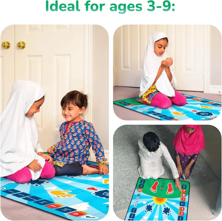 Kids Prayer Mat – Soft & Lightweight Salah Mat for Children - Image 2