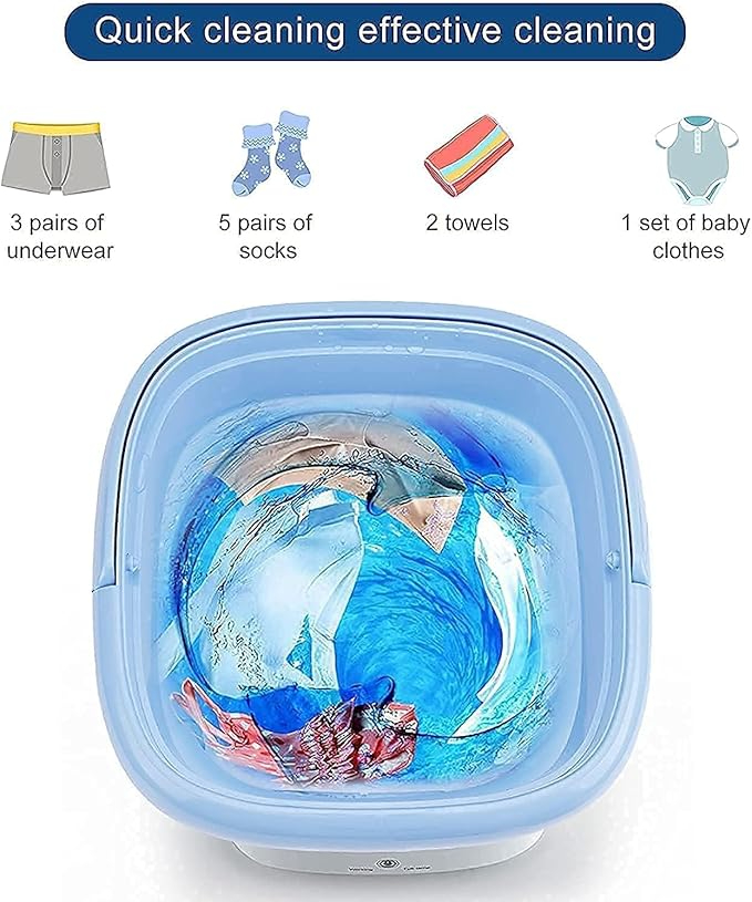 Mini Washing Machine for Kids Clothes – Portable & Easy Baby Cloth Washer - Image 4