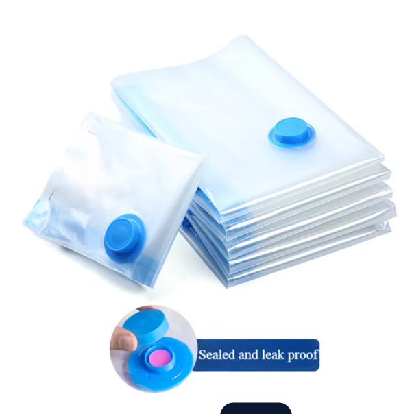 Vacuum Storage Bags 4 PCS Set | Space Saver Bags for Clothes & Bedding - Minichowk - Image 6