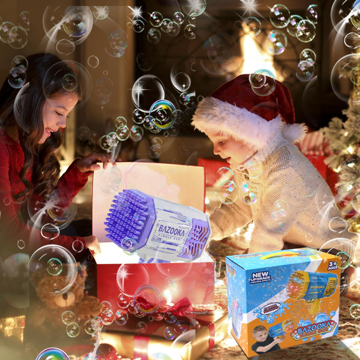 Bubble Gun for Kids – Automatic Bubble Maker Toy for Fun Play - Image 2