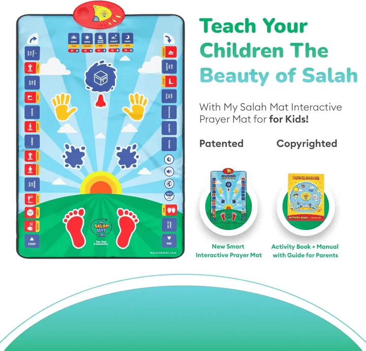Kids Prayer Mat – Soft & Lightweight Salah Mat for Children - Image 4