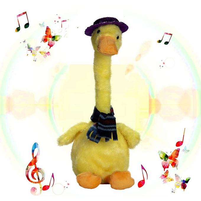 Dancing Duck Toy for Kids – Musical Moving Duck with Lights & Sound (Electric Plush Toy) - Image 6
