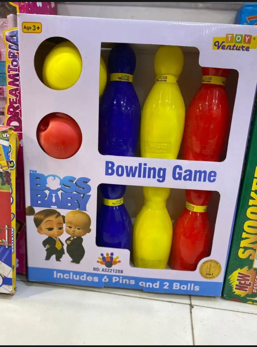 Kids Bowling Game Toy Set – Indoor & Outdoor Bowling Play Set with 6 Pins & 2 Balls (Age 3+) - Image 2