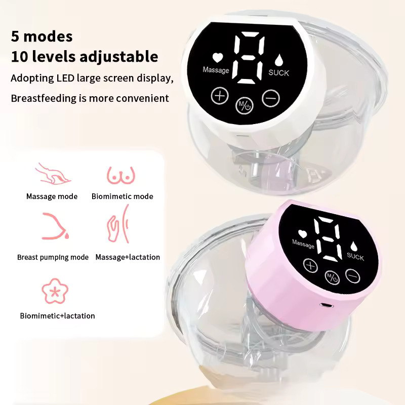 Electric & Manual Breast Pump – Comfortable, Efficient, BPA-Free Milk Extractor for New Moms - Minichowk - Image 5