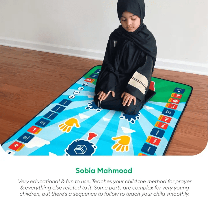 Kids Prayer Mat – Soft & Lightweight Salah Mat for Children - Image 6