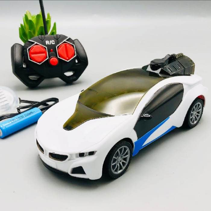 RC Smoke Spray Car for Kids – Remote Control Racing Car with Light & Spray Effect