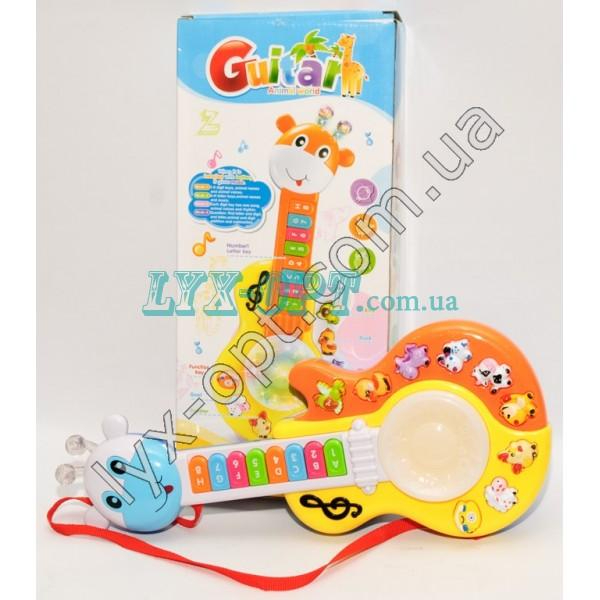 Kids Musical Guitar Toy with Lights & Sound – Educational Music Toy for Boys & Girls (3+ Years) - Image 2