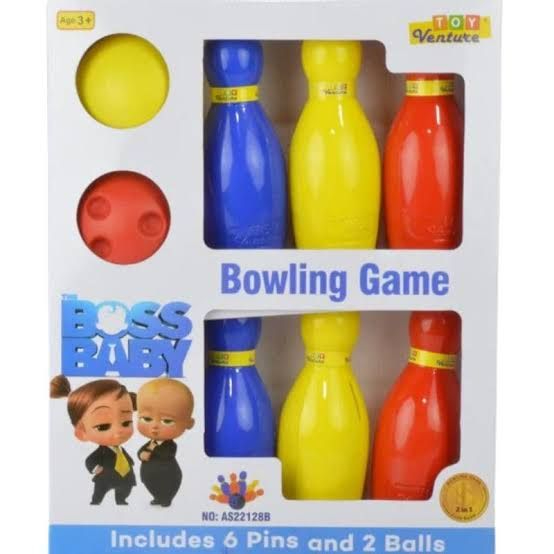 Kids Bowling Game Toy Set – Indoor & Outdoor Bowling Play Set with 6 Pins & 2 Balls (Age 3+) - Image 3