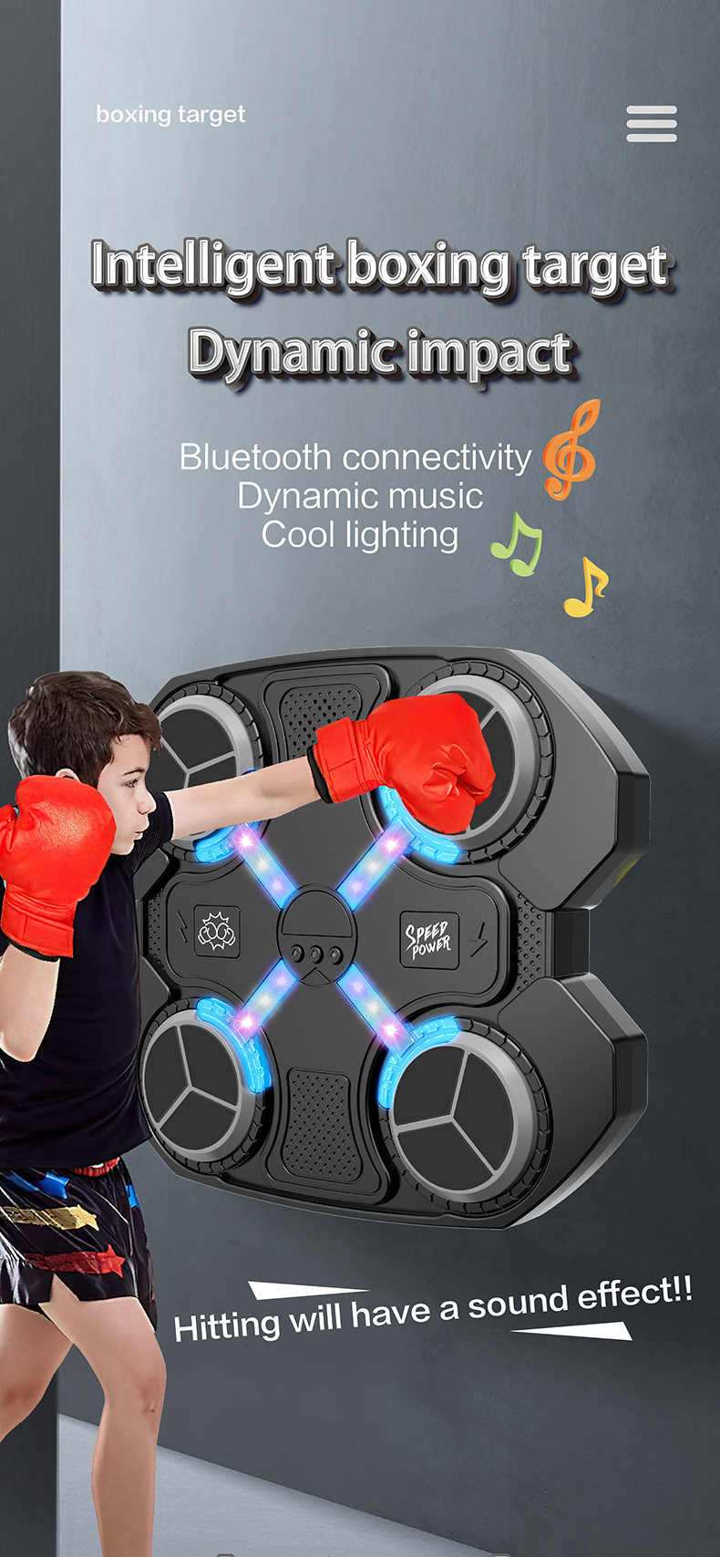 Boxing Machine for Kids – Fun Punch Training & Reaction Game Toy