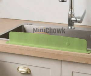 Silicone Sink Splash Guard | Water Splash Protector for Kitchen & Bathroom Sink - Minichowk