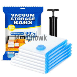 Vacuum Storage Bags 4 PCS Set | Space Saver Bags for Clothes & Bedding - Minichowk
