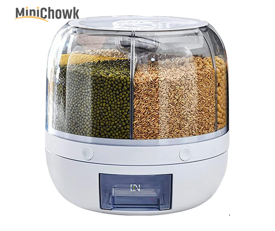 Rice Bucket Dispenser β Airtight Storage Container for Kitchen - Minichowk