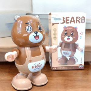 Dancing Bear Toy with Music & Lights – Electric Moving Bear Toy for Kids (Interactive Musical Toy)