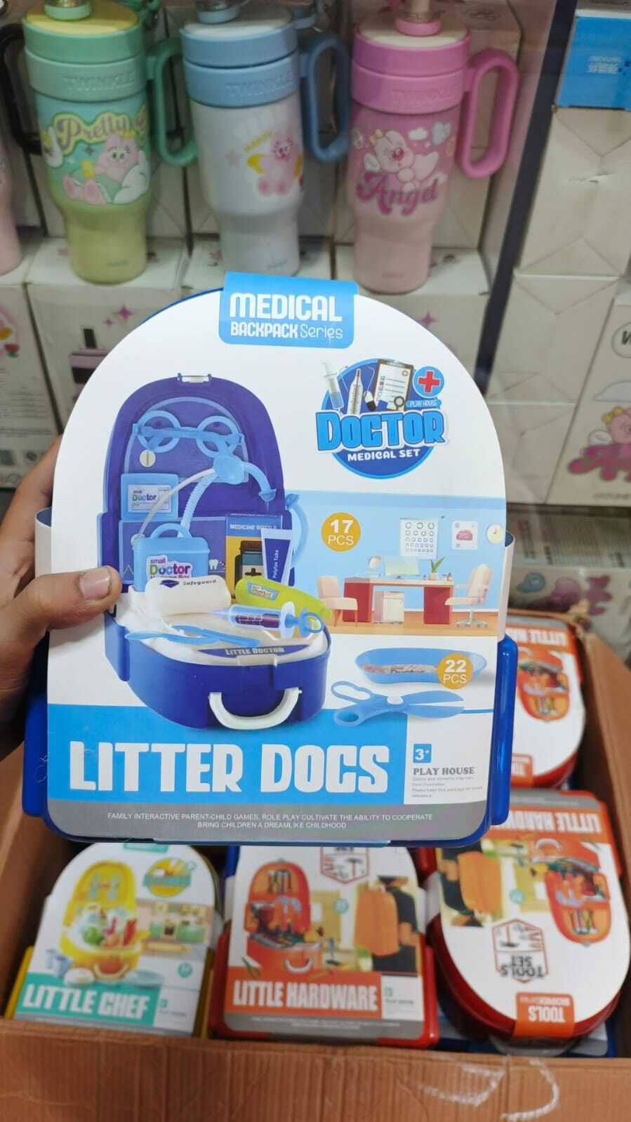 Kids Role Play Backpack Play Set – Educational Pretend Play Toy for Boys & Girls – 3+ Years - Image 7