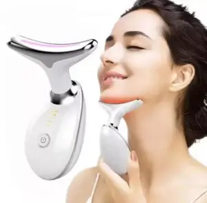 3-in-1 Face & Neck Massager with LED Light & Vibration - Minichowk