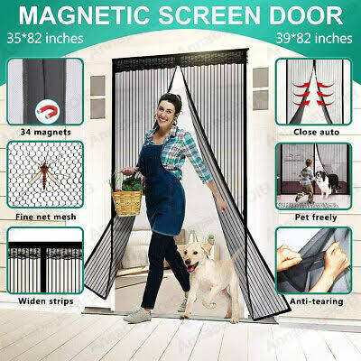Premium Magnetic Mosquito Net Door Curtain – Self-Closing Mesh Insect Screen for Home & Office | Minichowk - Image 2