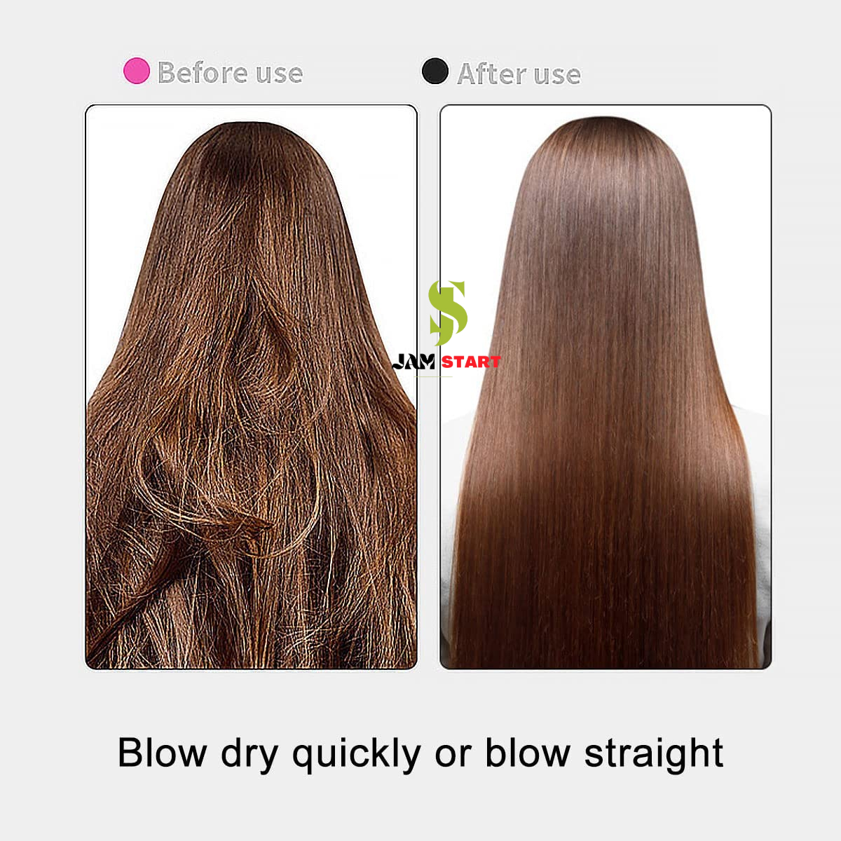 5 in 1 Hair Styler Multi Functional Hot Air Brush – Hair Dryer, Straightener, Curler & Volumizer Set | Minichowk - Image 2