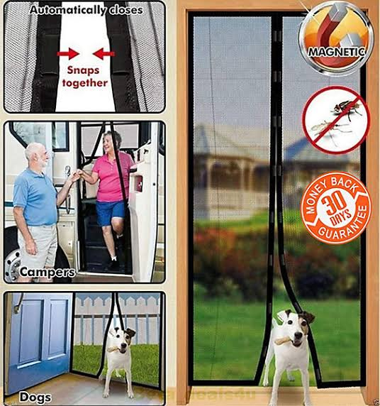 Premium Magnetic Mosquito Net Door Curtain – Self-Closing Mesh Insect Screen for Home & Office | Minichowk - Image 5